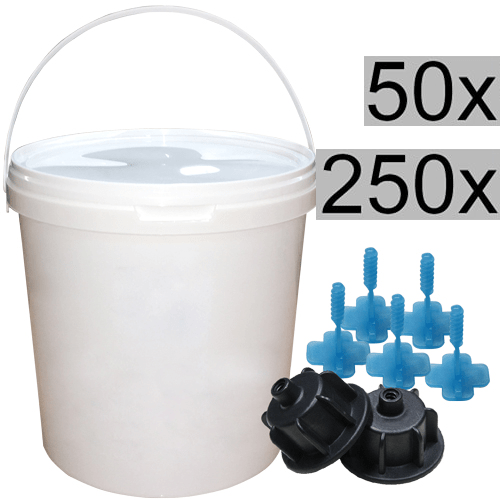 Nivelliersystem Basis-Set Schwarz, 3mm, Nivelliersystem24