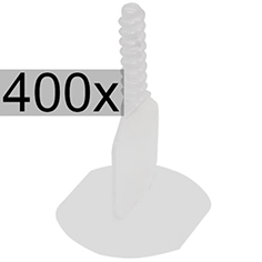NNIvelliersystem24 Gewindelaschen, 1 mm extra langem, 400x