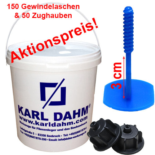 Nivelliersystem24, Nivelliersystem-Set für Terrassen & Platten